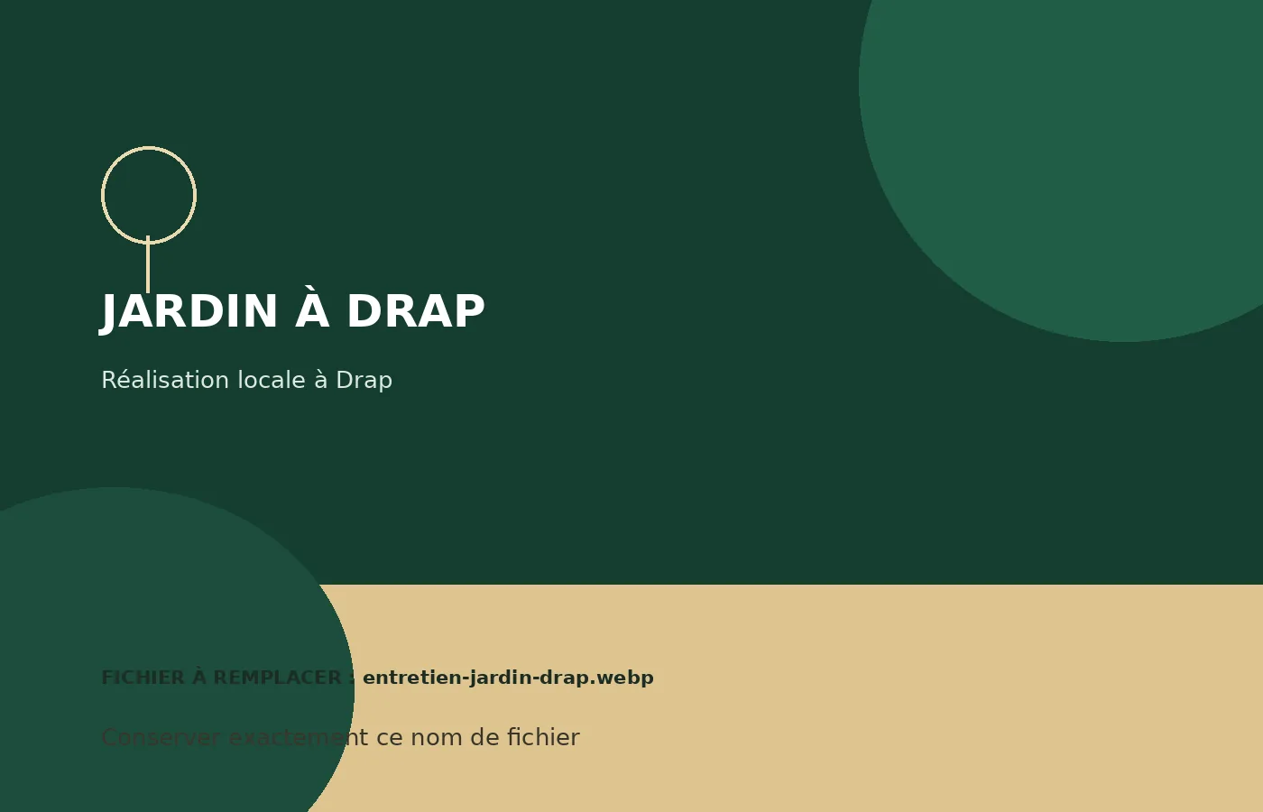 Entretien de jardin à Drap